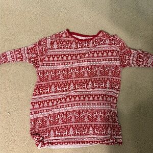 Red Patterned mens Shirt